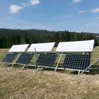 Installation photovoltaïque au sol - Chalet d'alpage